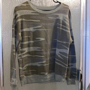 Dark green camo sweatshirt